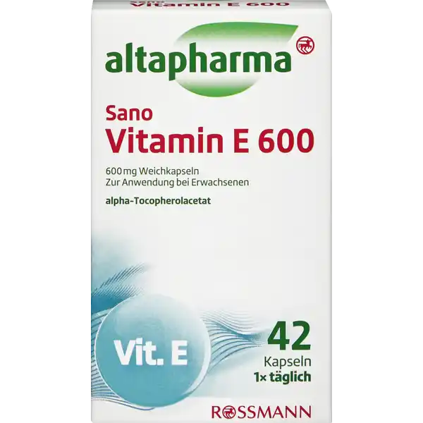 ALTAPHARMA SANO VITAMIN E 600