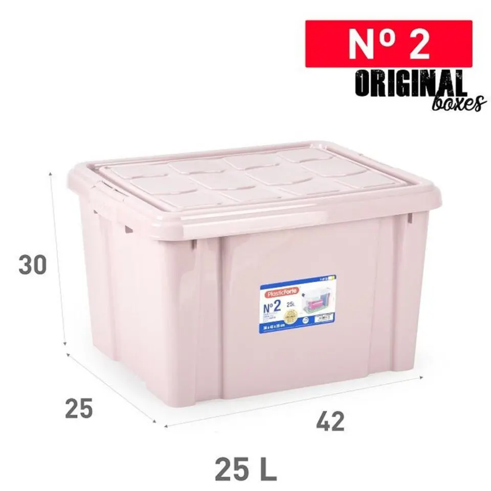 Plasticforte Multi Storage Opslagbox - roze - 16L