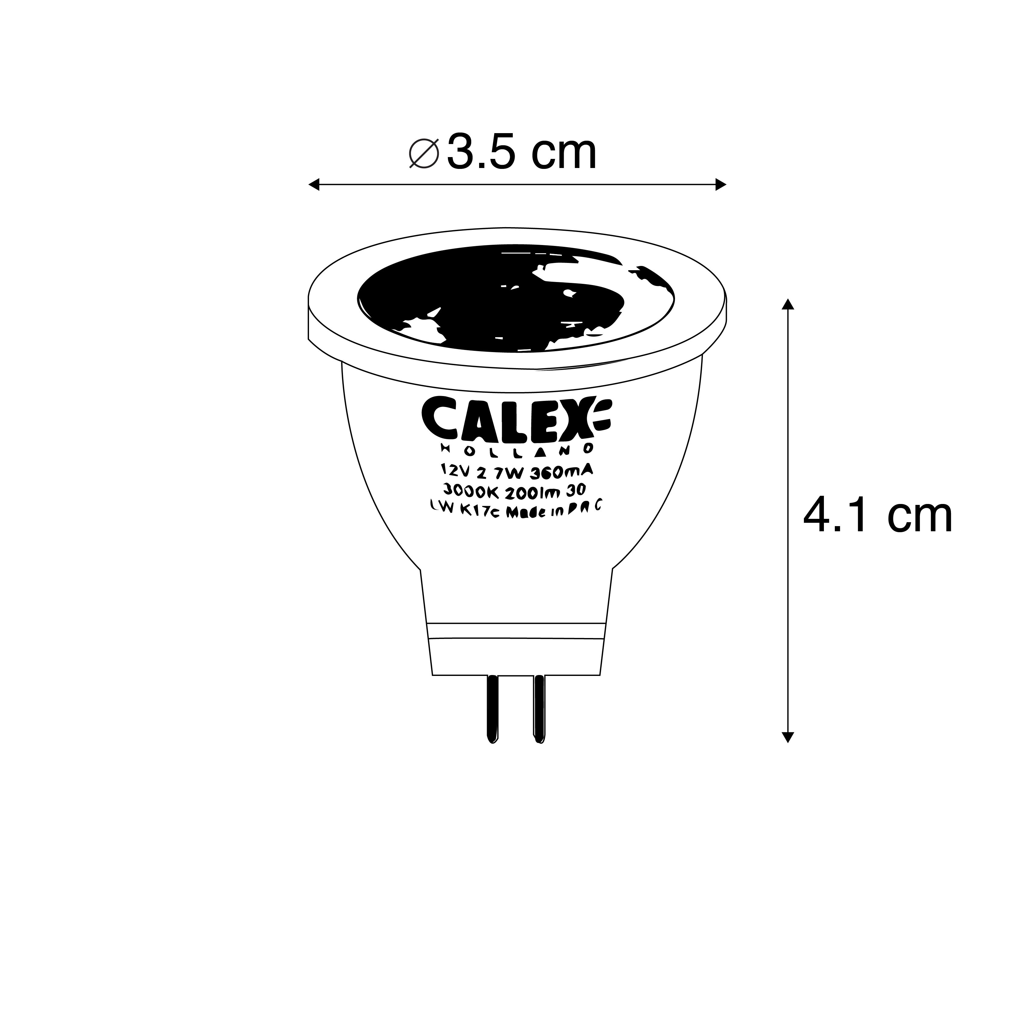 G4 LED lamp MR11 helder 2,7W 230 lm 3000K