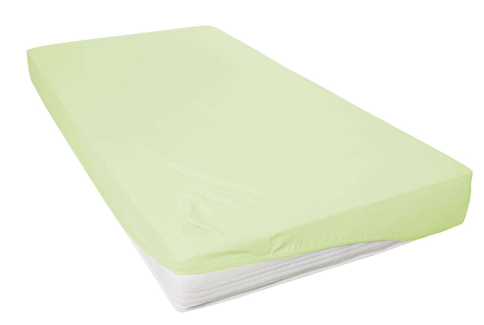 Vario Spannbetttuch Teddy-Flausch 180-200 x 200 cm limone