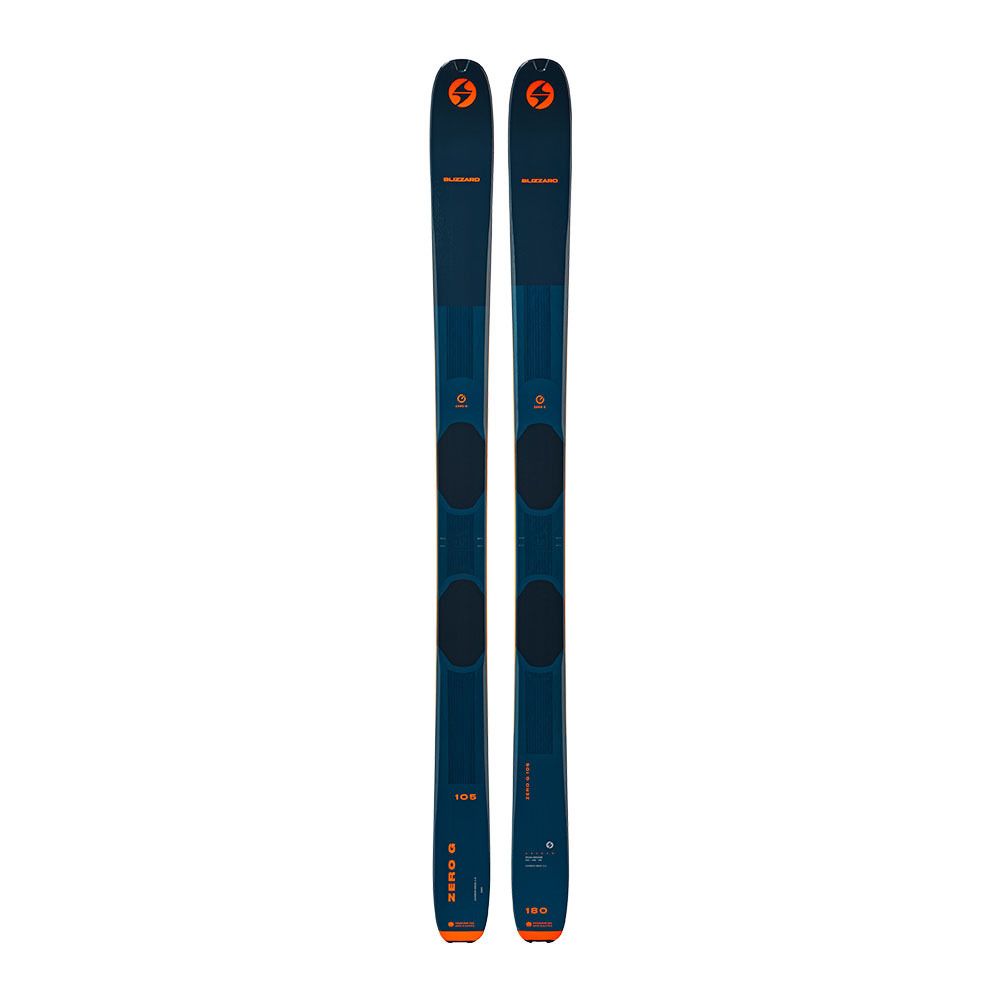 Blizzard ZERO G 105 - Skis randonné Homme blue/orange