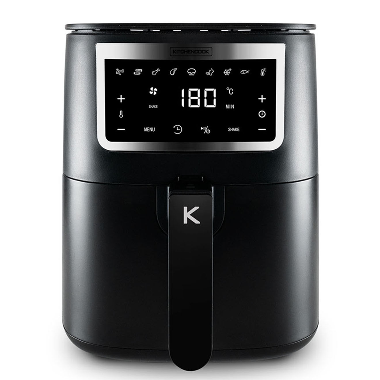 Kitchencook Friteuse sans huile noire - 31x30.5x32.5 cm