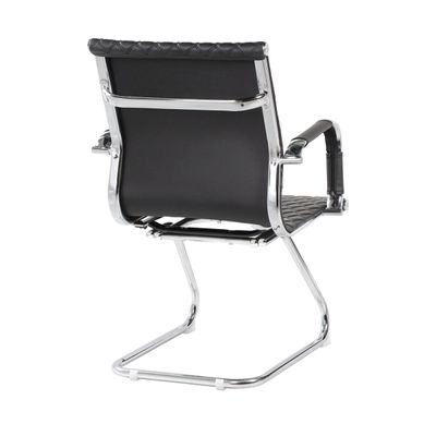 Chaise Delaware Luge - accoudoirs intégrés - noir
