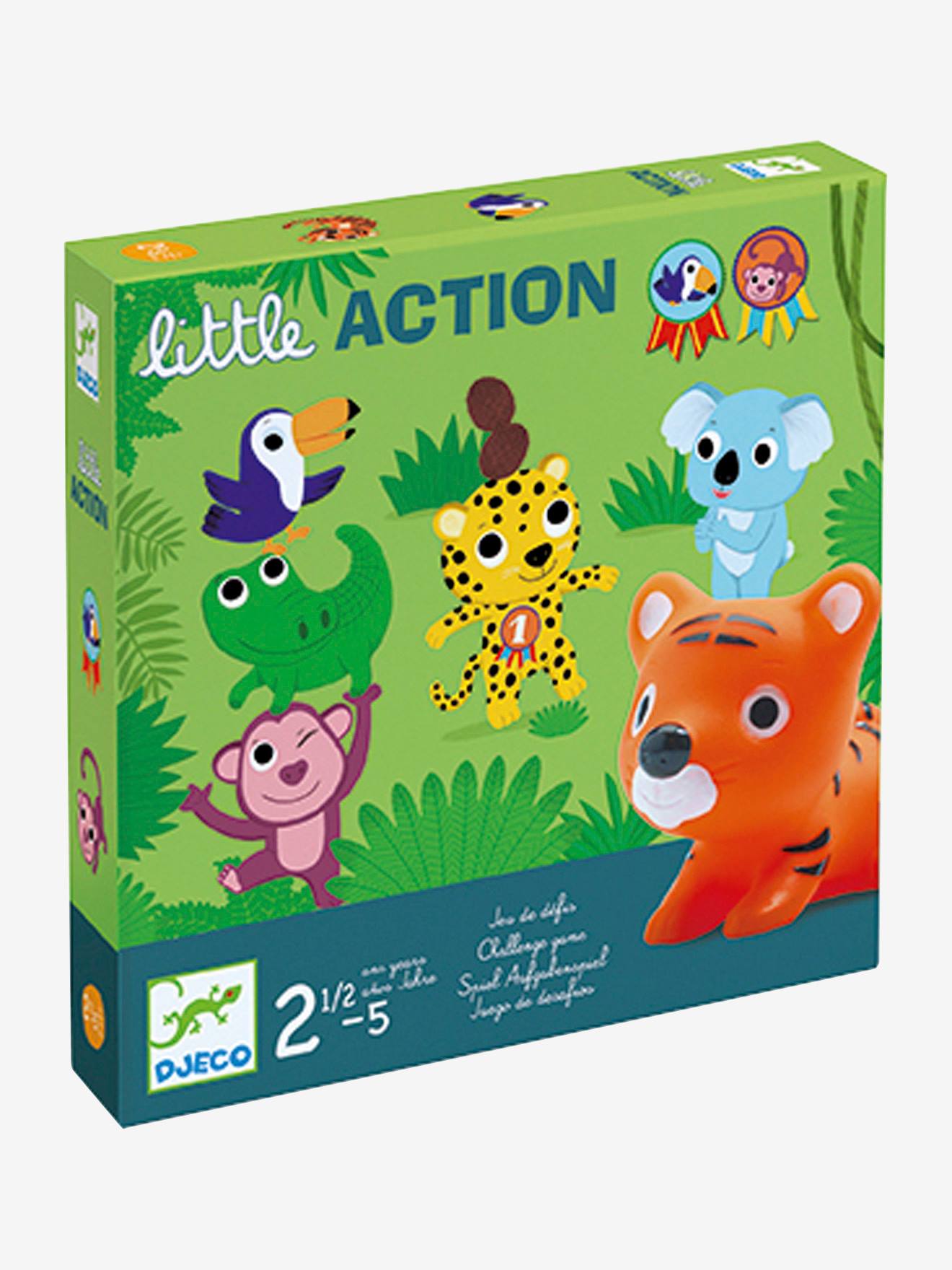 Jogo de tabuleiro multicolorido Little Action DJECO