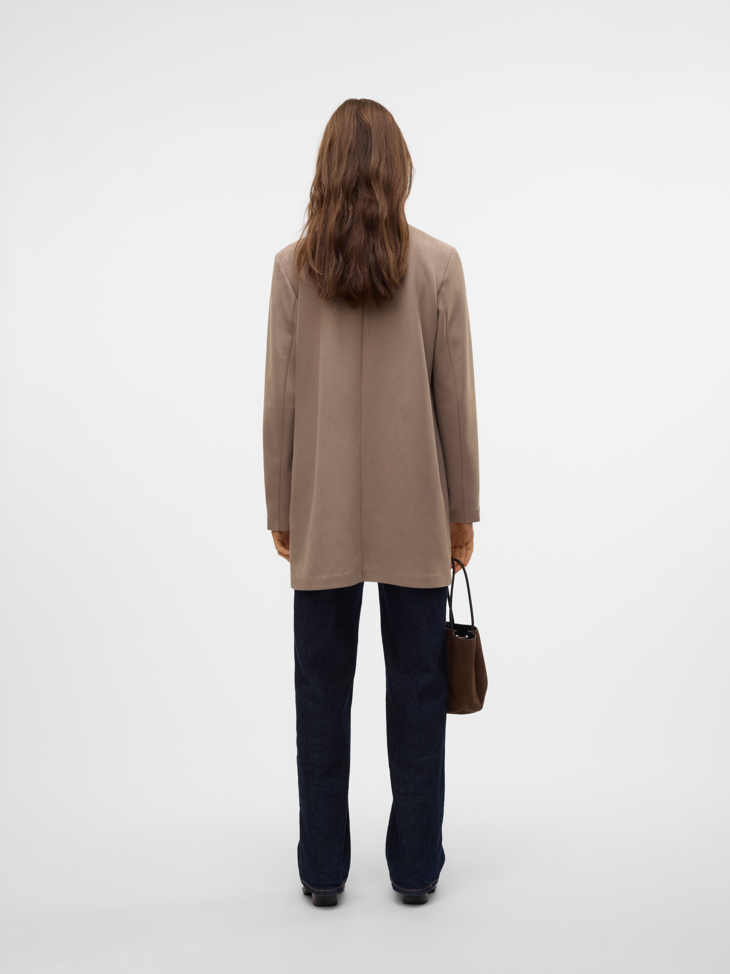 Vero Moda Langjacke »VMJOSEFREJA FAUXSUEDE JACKET BOO« ohne Kapuze