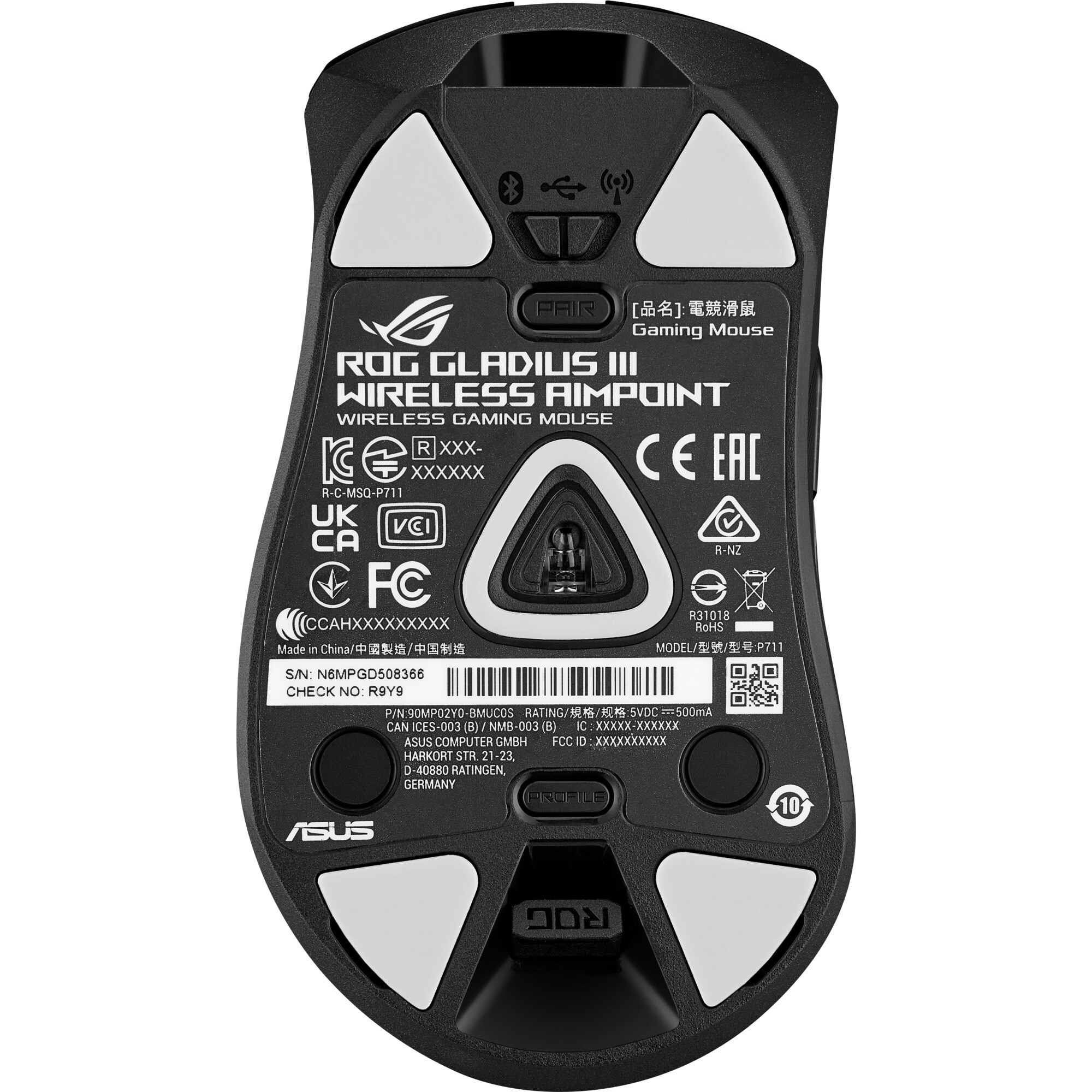 ASUS Gaming-Maus ROG Gladius III Wireless Aimpoint