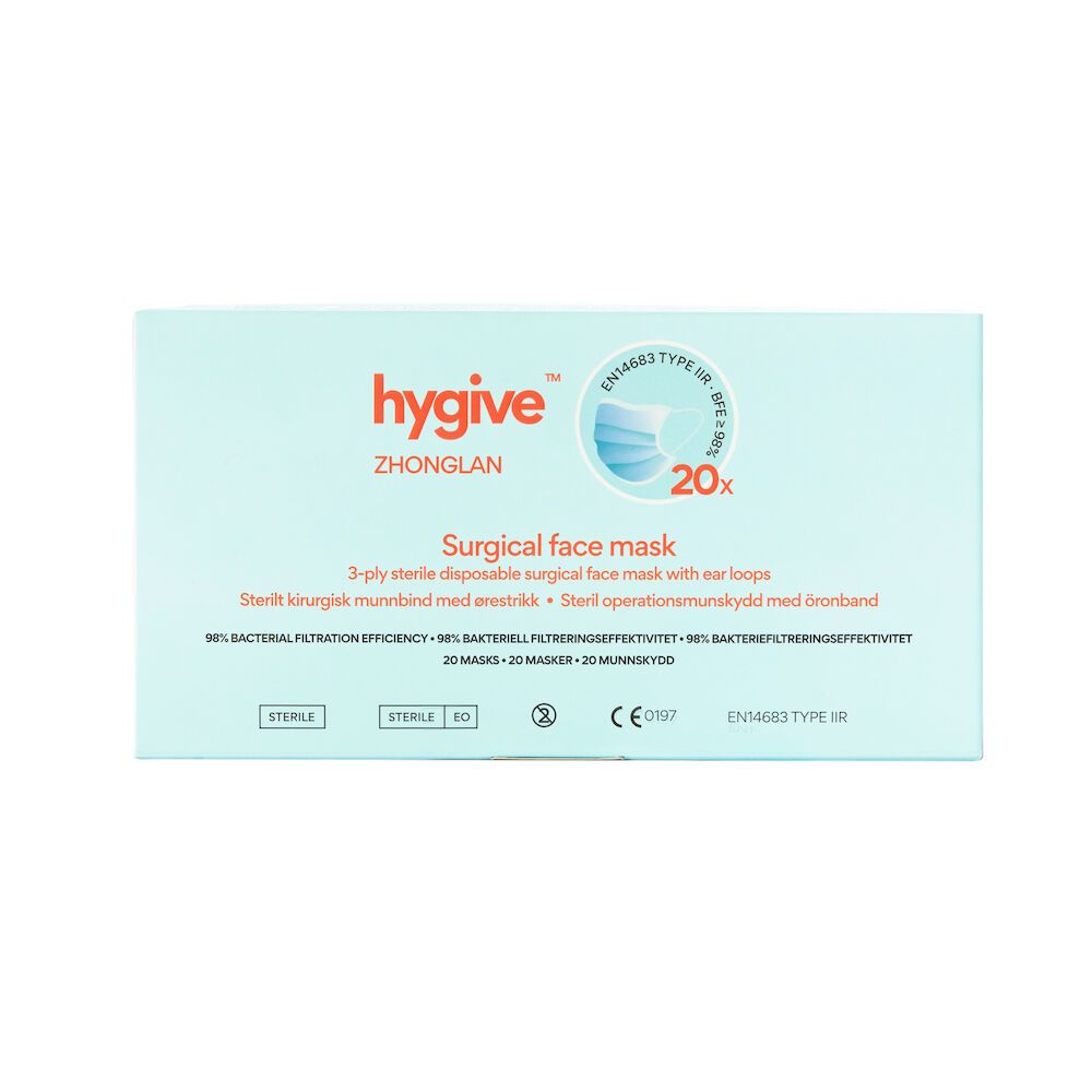 Hygive Munnbind Sterile 20 stk