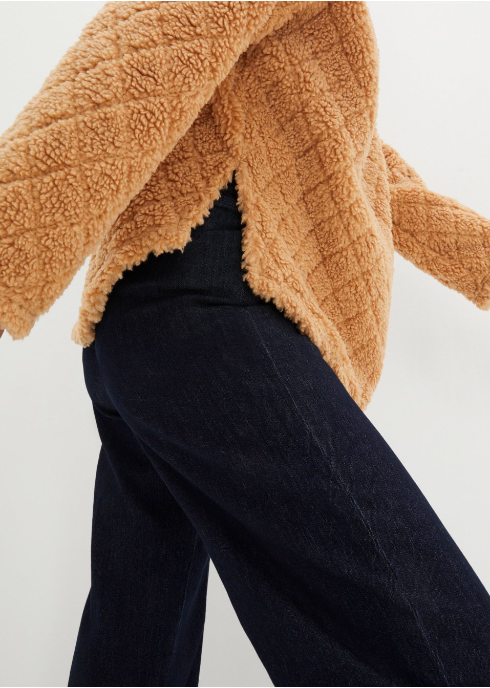 Pull en maille peluche