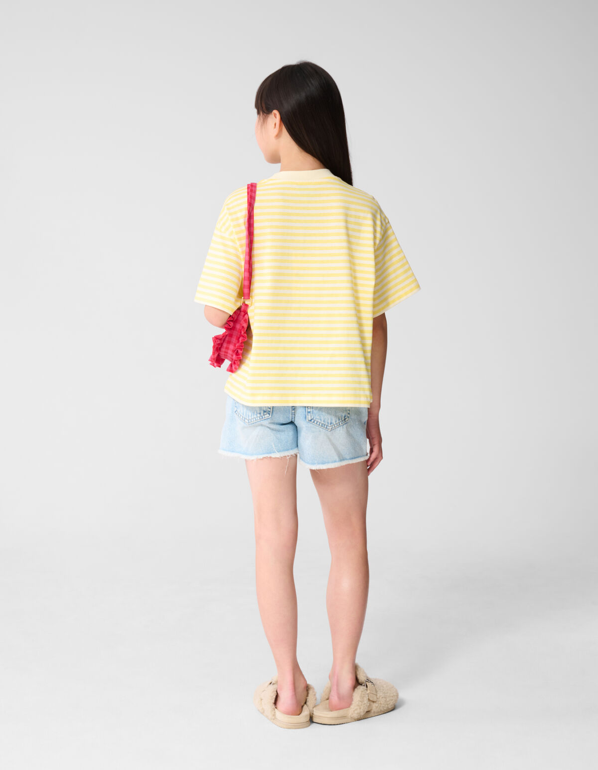 Basis Denim Short Blauw