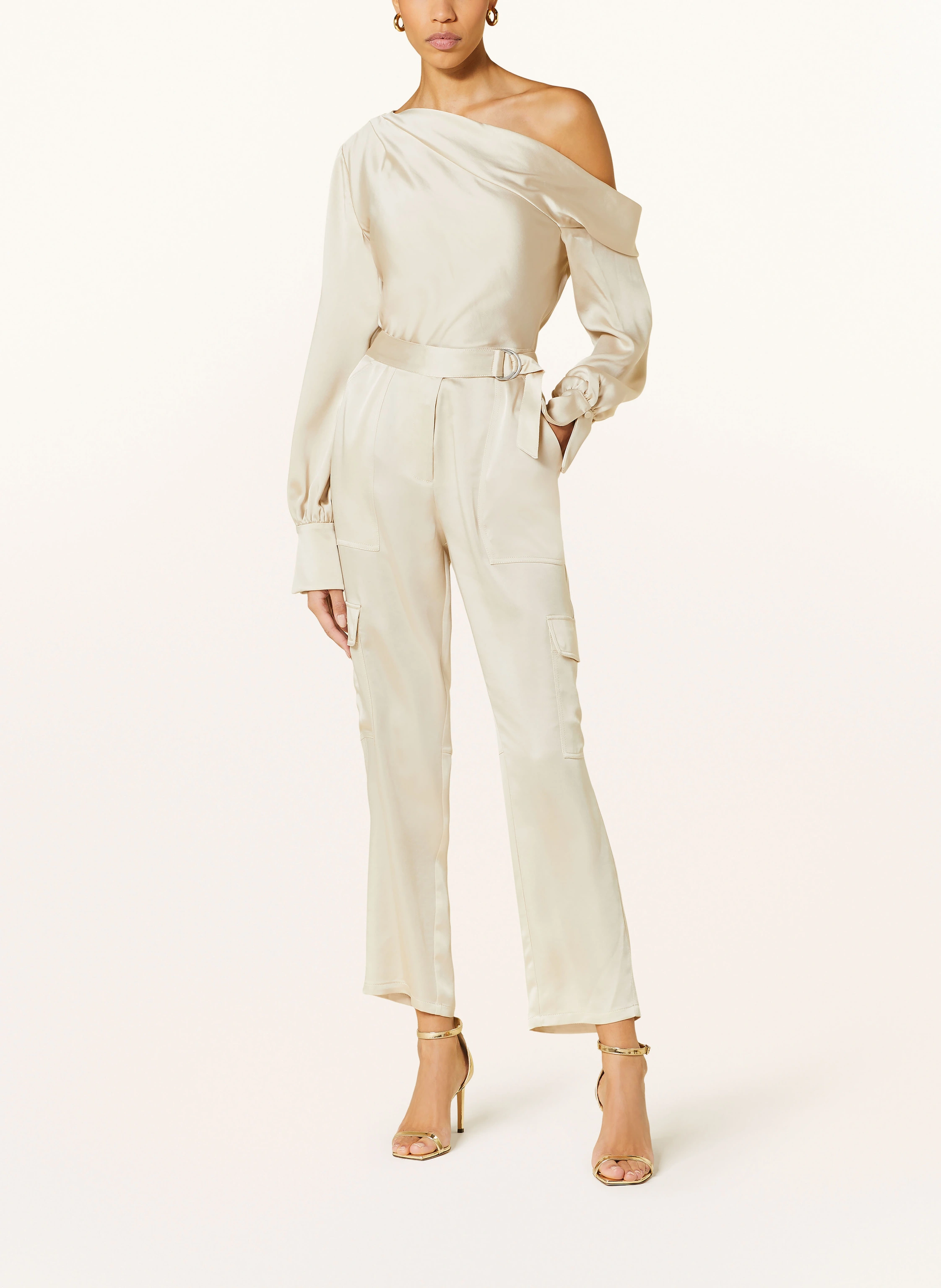 SIMKHAI Cargohose CAROLINA aus Satin