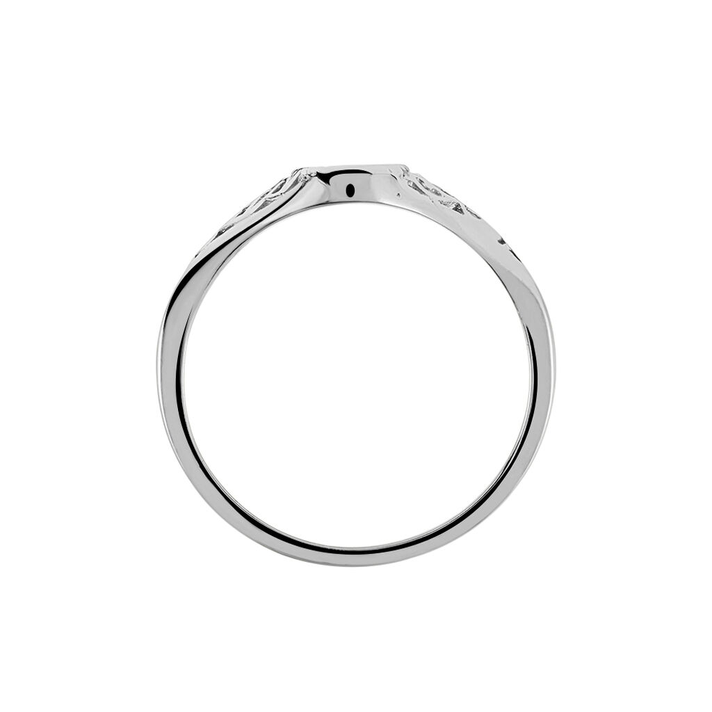 Chevaliere Argent Blanc Princesse