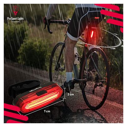 Eclairage de l'arrière rouge 120 lumens