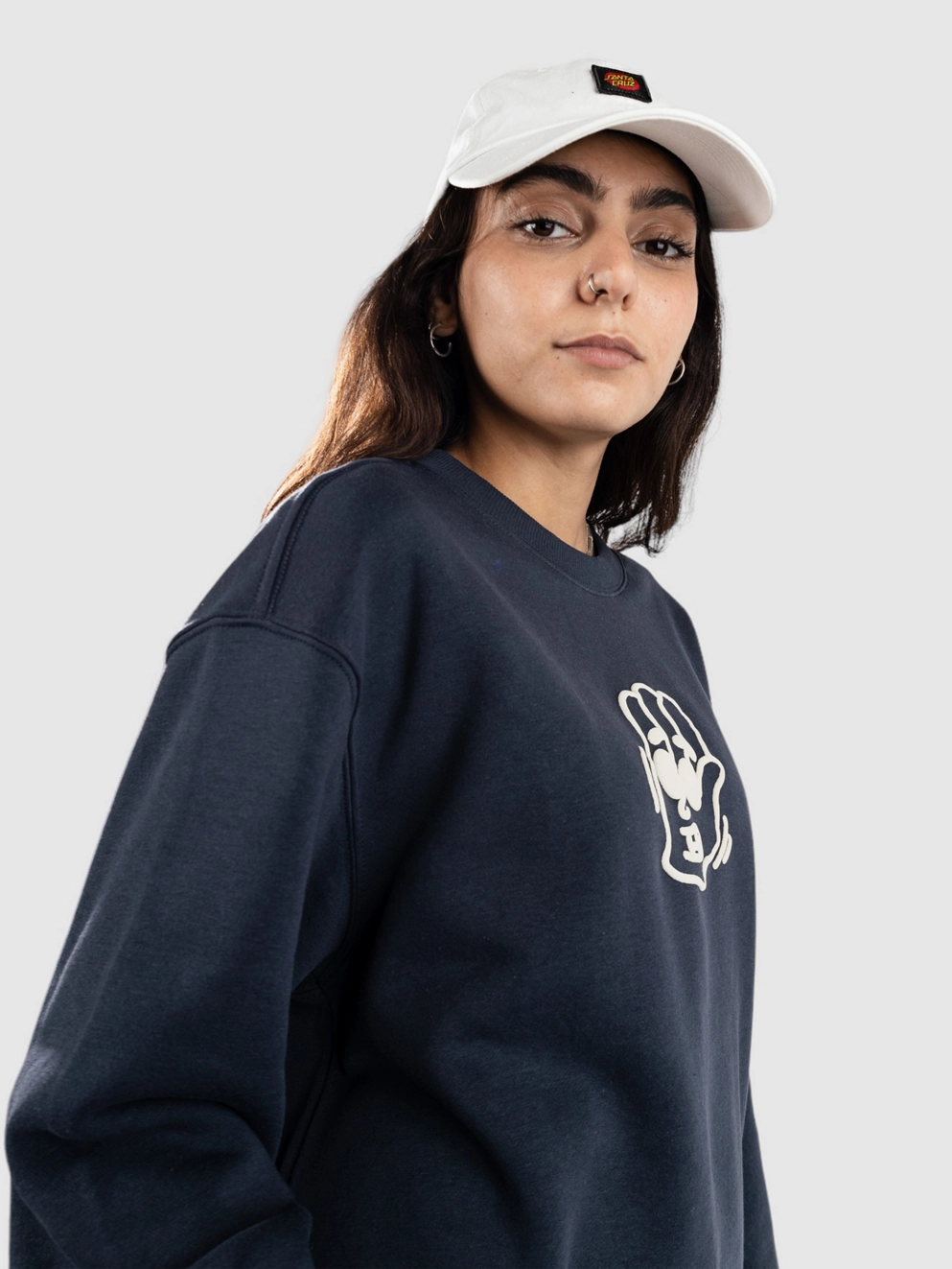 Element Say Hi Crew Sweater blue nights
