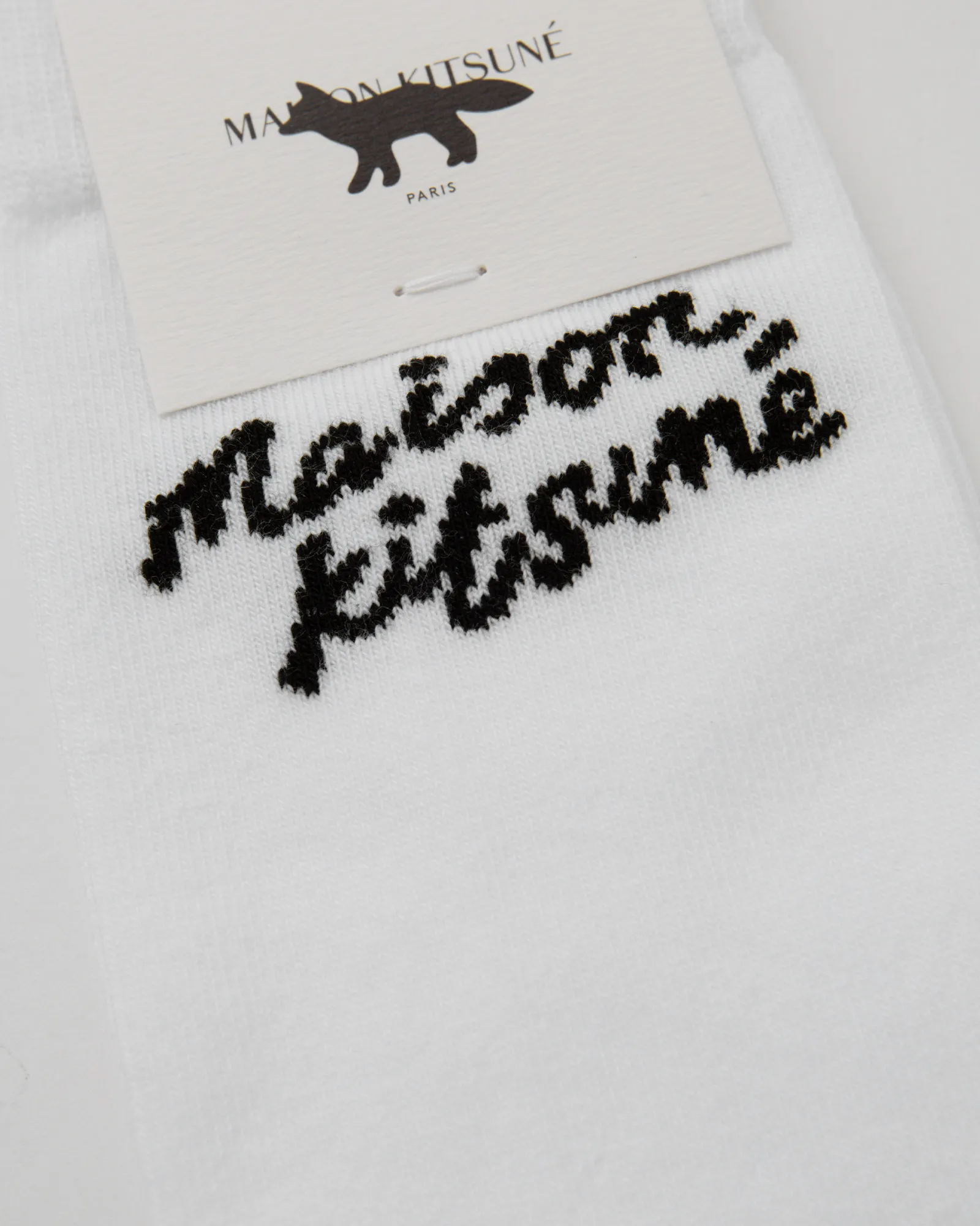 Maison Kitsune MAISON KITSUNE HANDWRITTING SOCKS