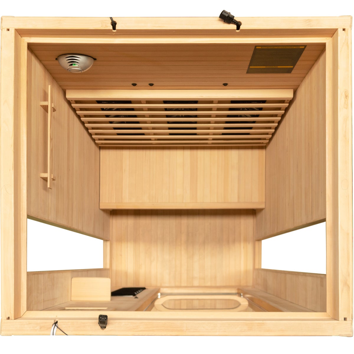 Dewello® Infraroodcabine Infraroodsauna CALGARY 115 cm x 105 cm incl. 5 full-spectrum emitters, kleurenlichttherapie, LED