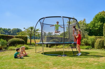 Salta Cosmos Trampoline inkl. Sikkerhetsnett & Stige 427 cm