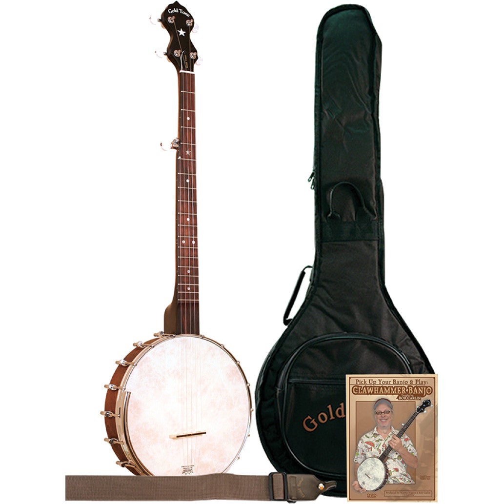 Gold Tone CC-OT Cripple Creek Banjo Clawhammer set