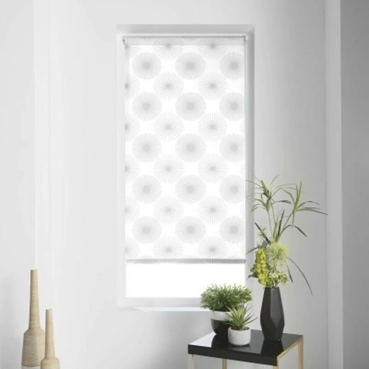 Paris Prix Store Enrouleur Ozone - 45x180 cm - Blanc