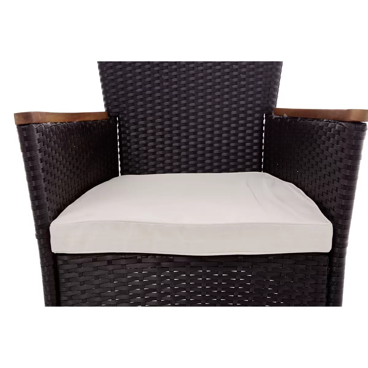 James Wood Gartengarnitur Moa 9-Teilig schwarz,beige,braun