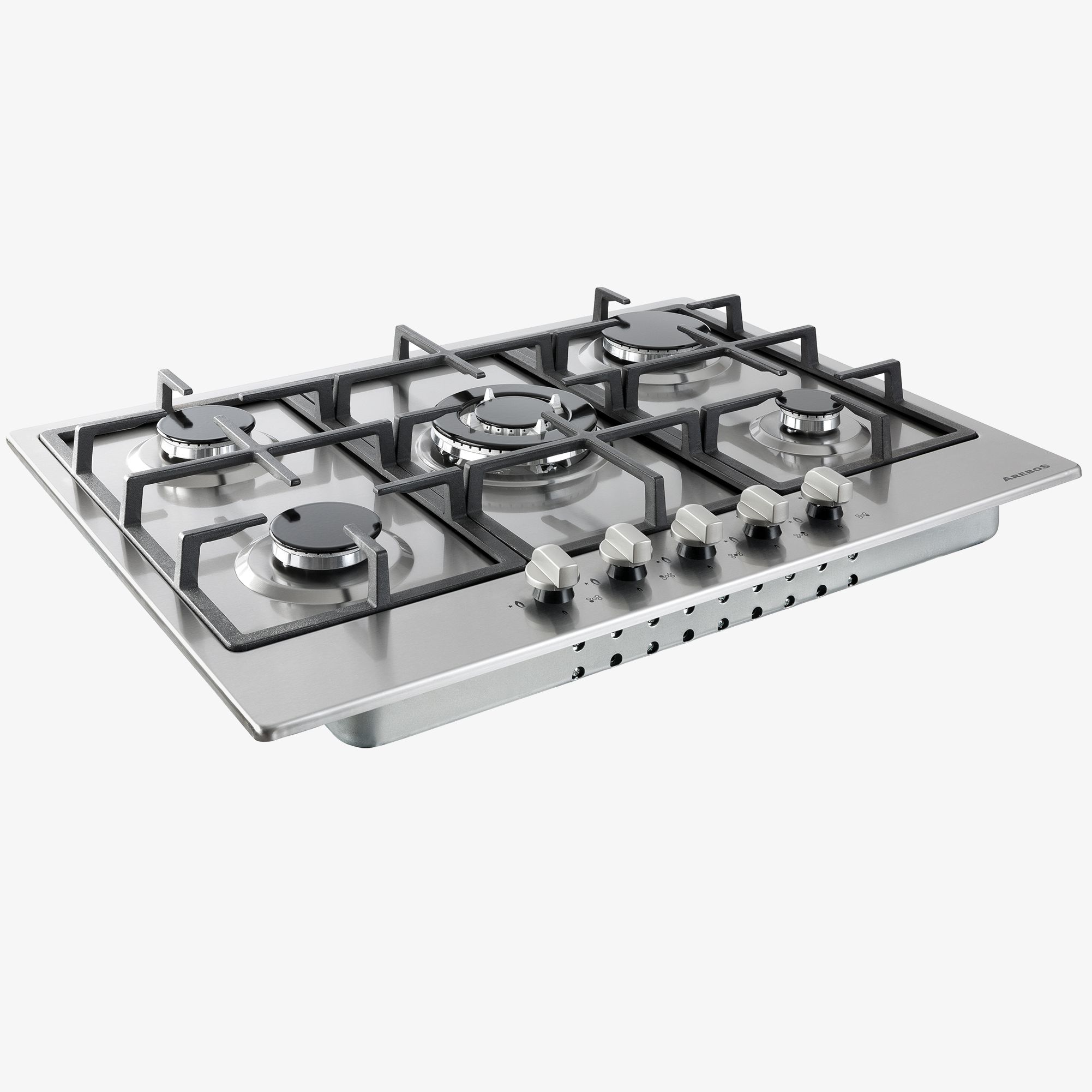 Gaskochfeld 68cm 5 Brenner