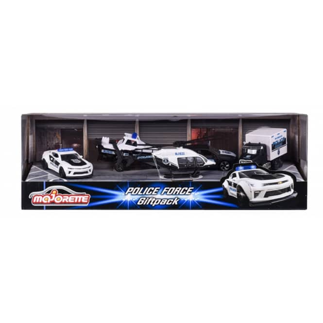 Majorette - Police Force - 4er Set
