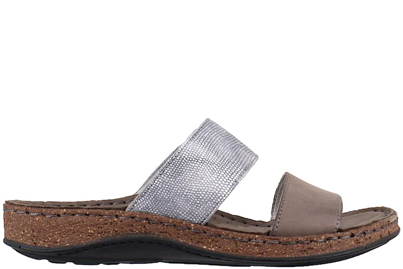 COPENHAGEN SHOES DREAM COMFORT EMMELY SLENTERS I SØLV NUBUCK