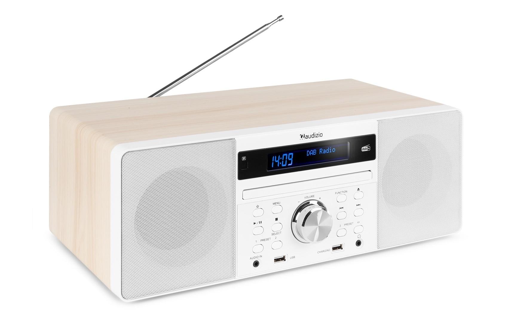 Radio/CD-Player Prato Weiss<br>DAB+ Radio mit CD-Player