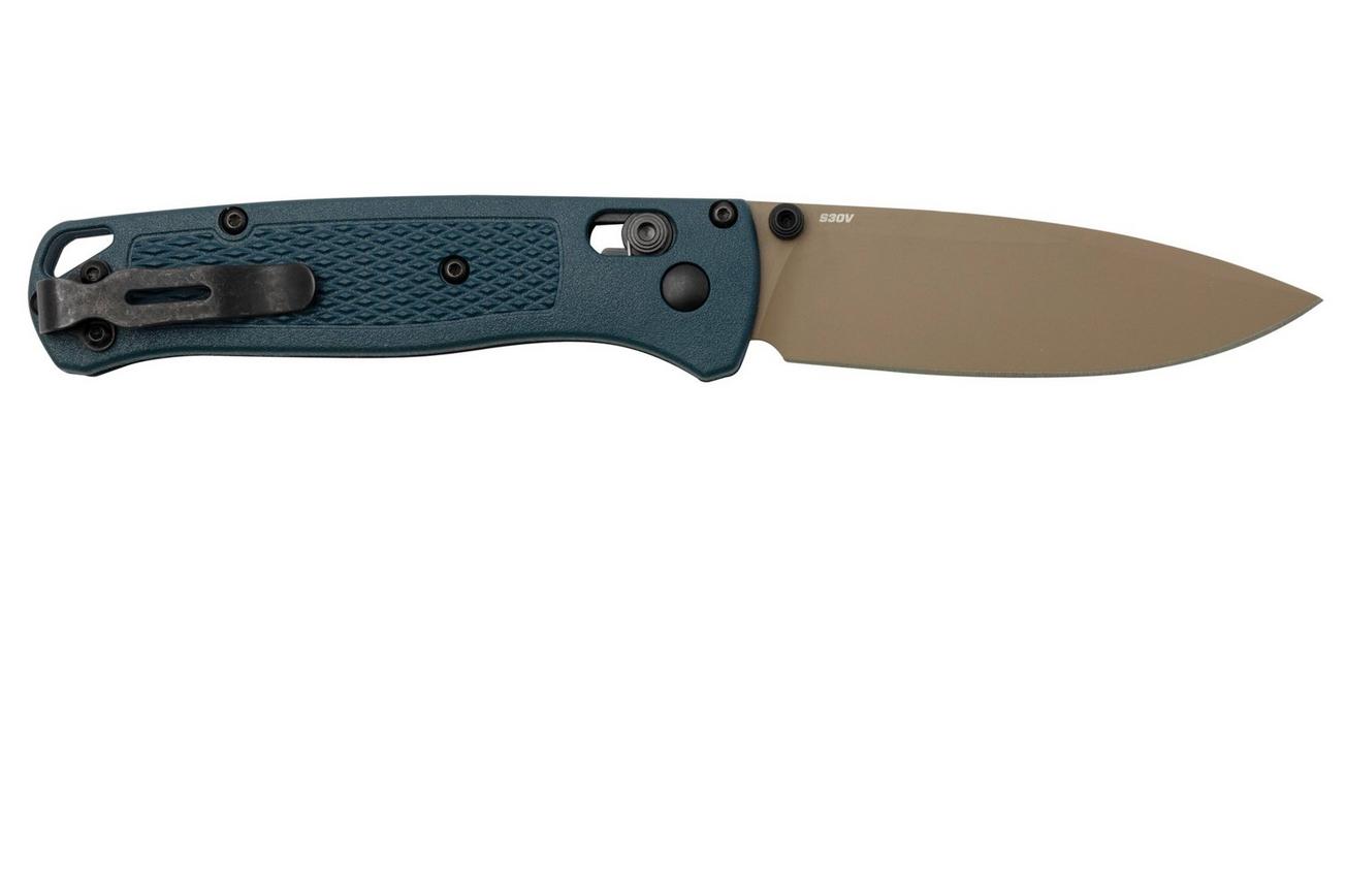 Benchmade Bugout 535FE-05 Crater Blue Grivory, Flat Dark Earth Cerakote zakmes