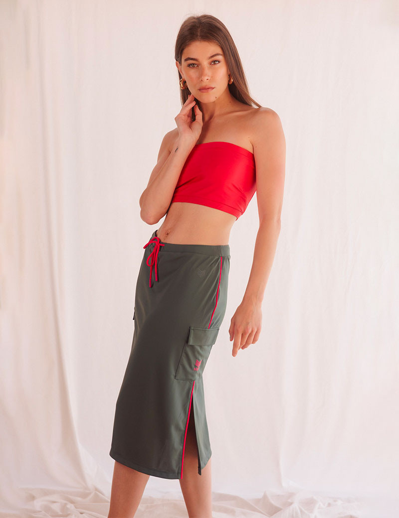 HBT BASICS STREET | WILMA JUPE KAKI