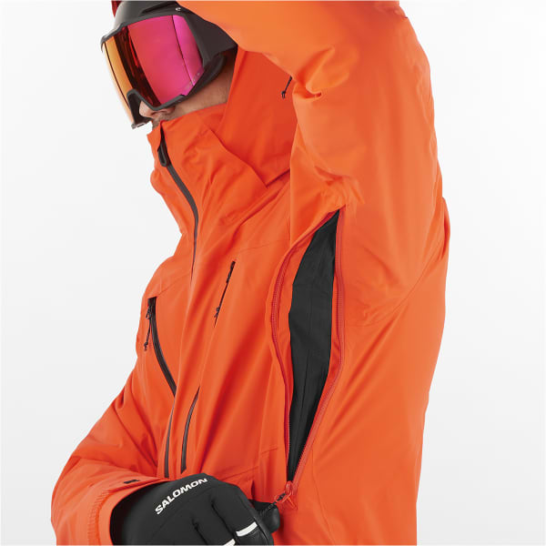 Veste de ski SALOMON BRILLIANT JACKET CHERRY TOMATO