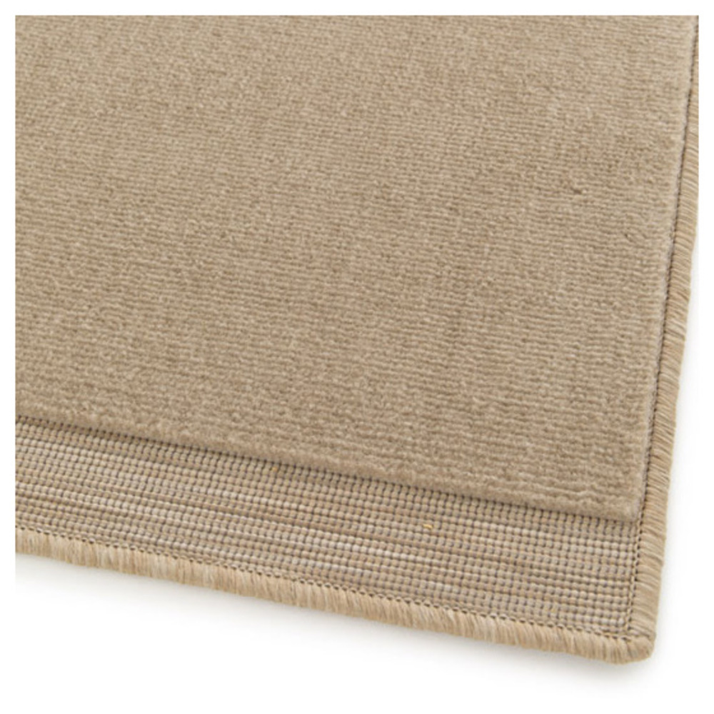 Tapis intérieur et extérieur en relief - capri - marron et beige - 80 x 150 cm