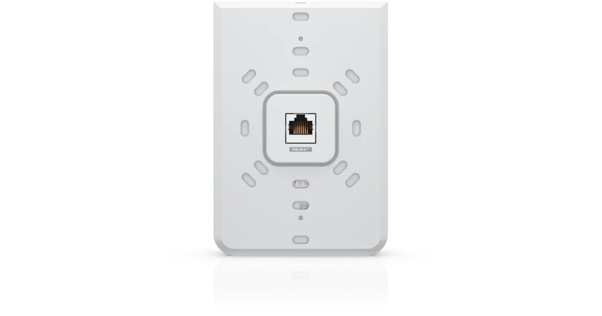 UbiquitiAccess Point U6 In-Wall  (Wit, PoE)