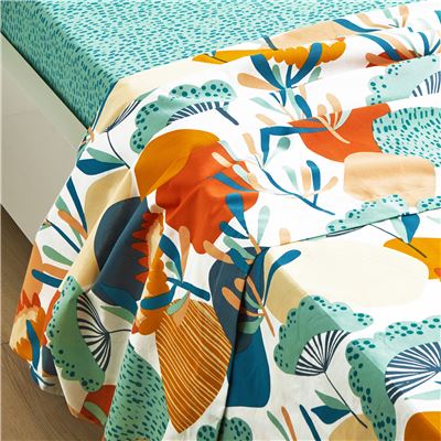 Linge de lit à fleurs - BECQUET CRÉATION