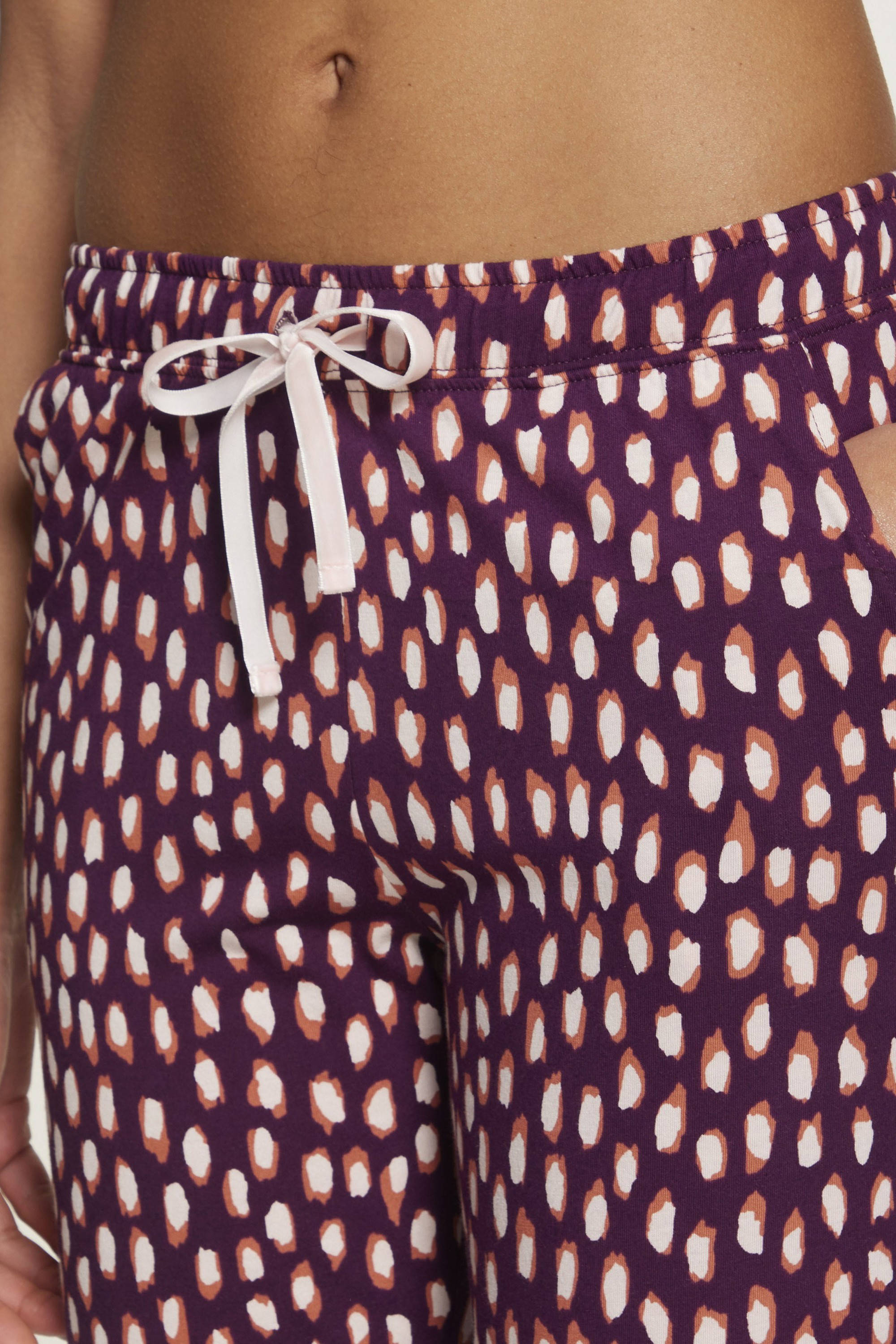 Vivance Dreams pyjamabroek donkerrood
