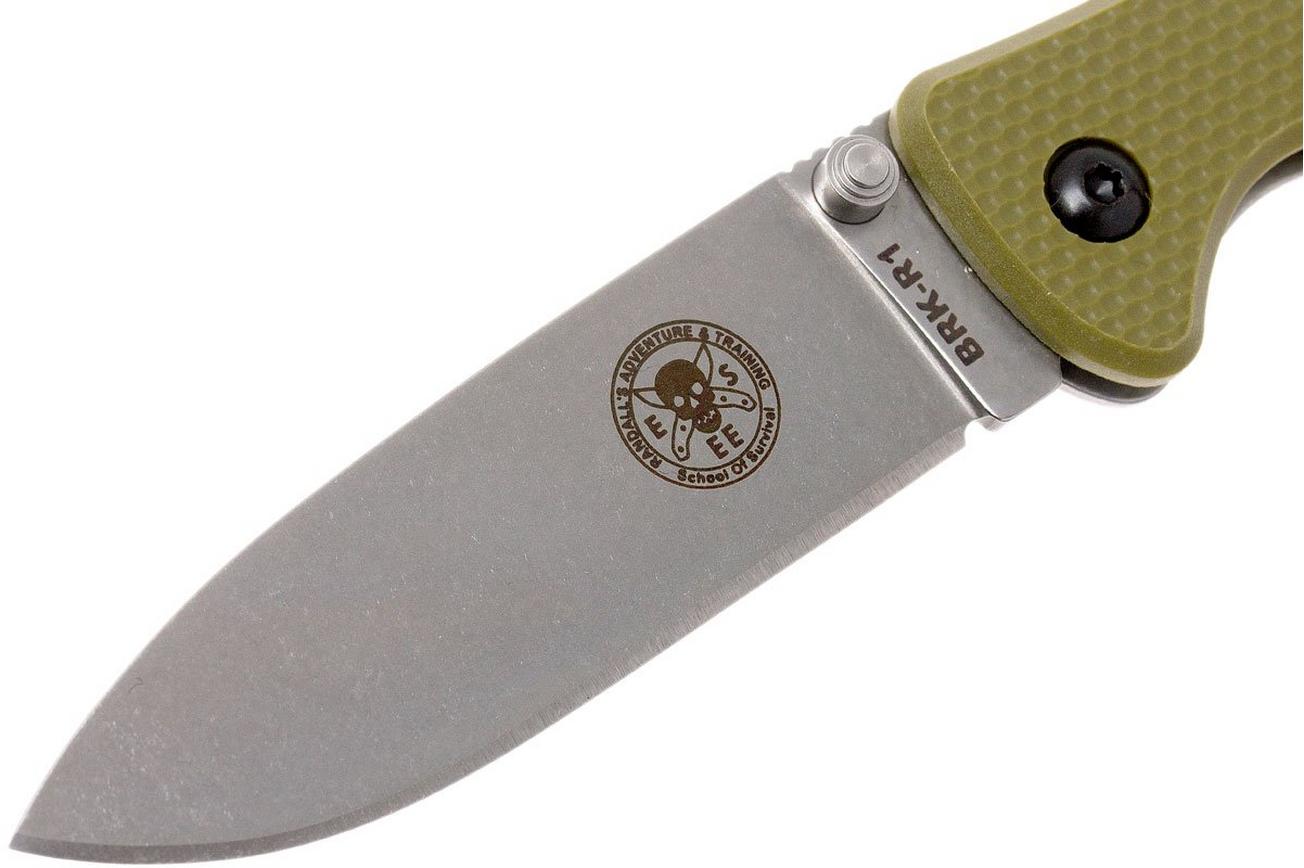 ESEE Knives Zancudo D2 OD-Green-Stonewashed, BRKR2OD zakmes