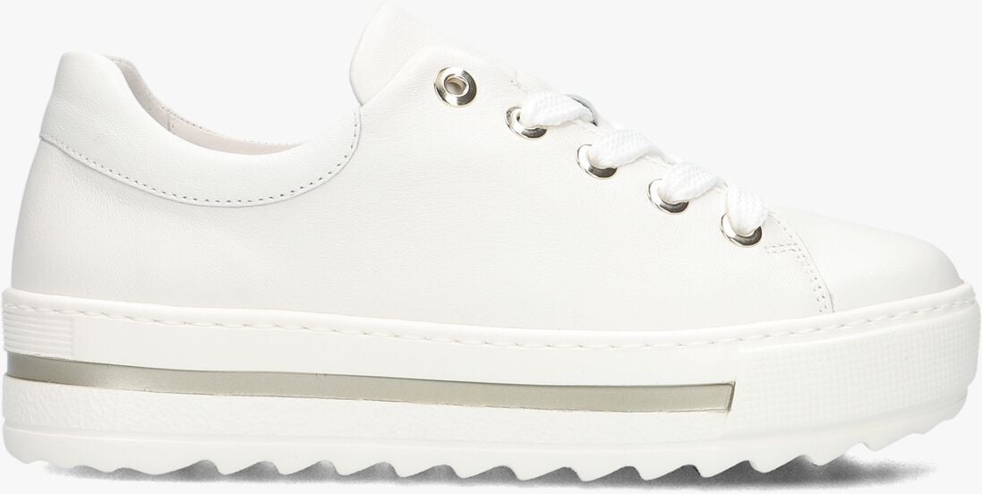 witte gabor lage sneakers 496