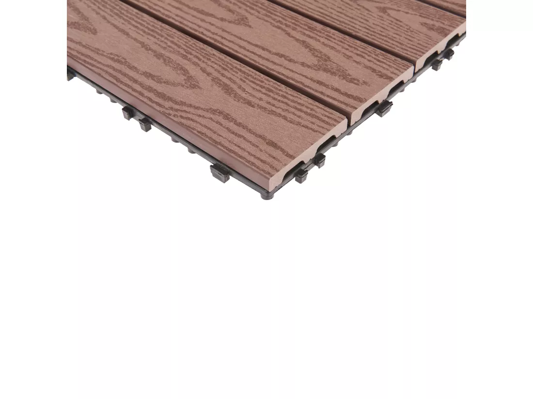 Caillebotis ATESSA Composite bois-plastique (WPC) Marron