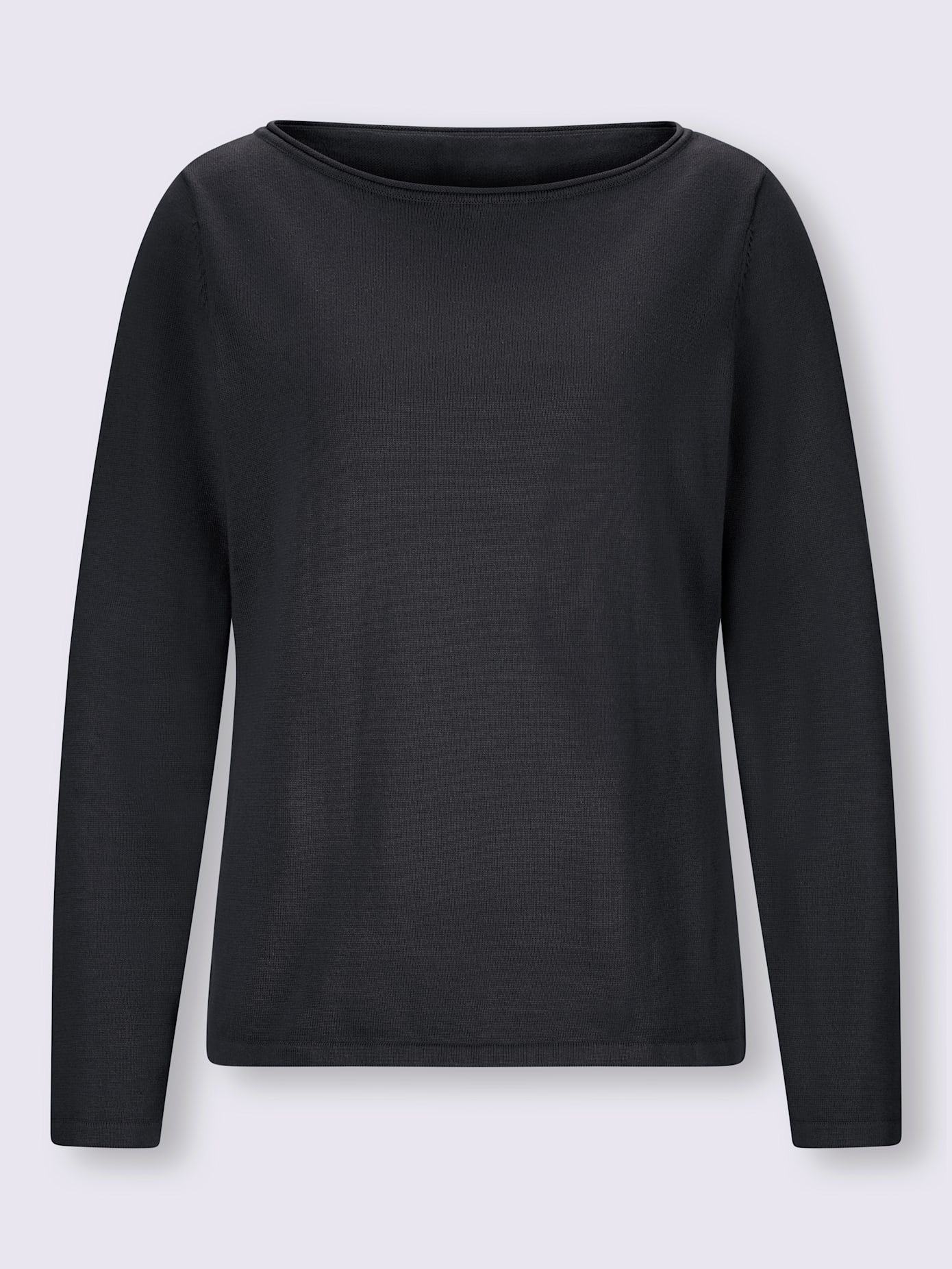 Pull bords roulés aux finitions