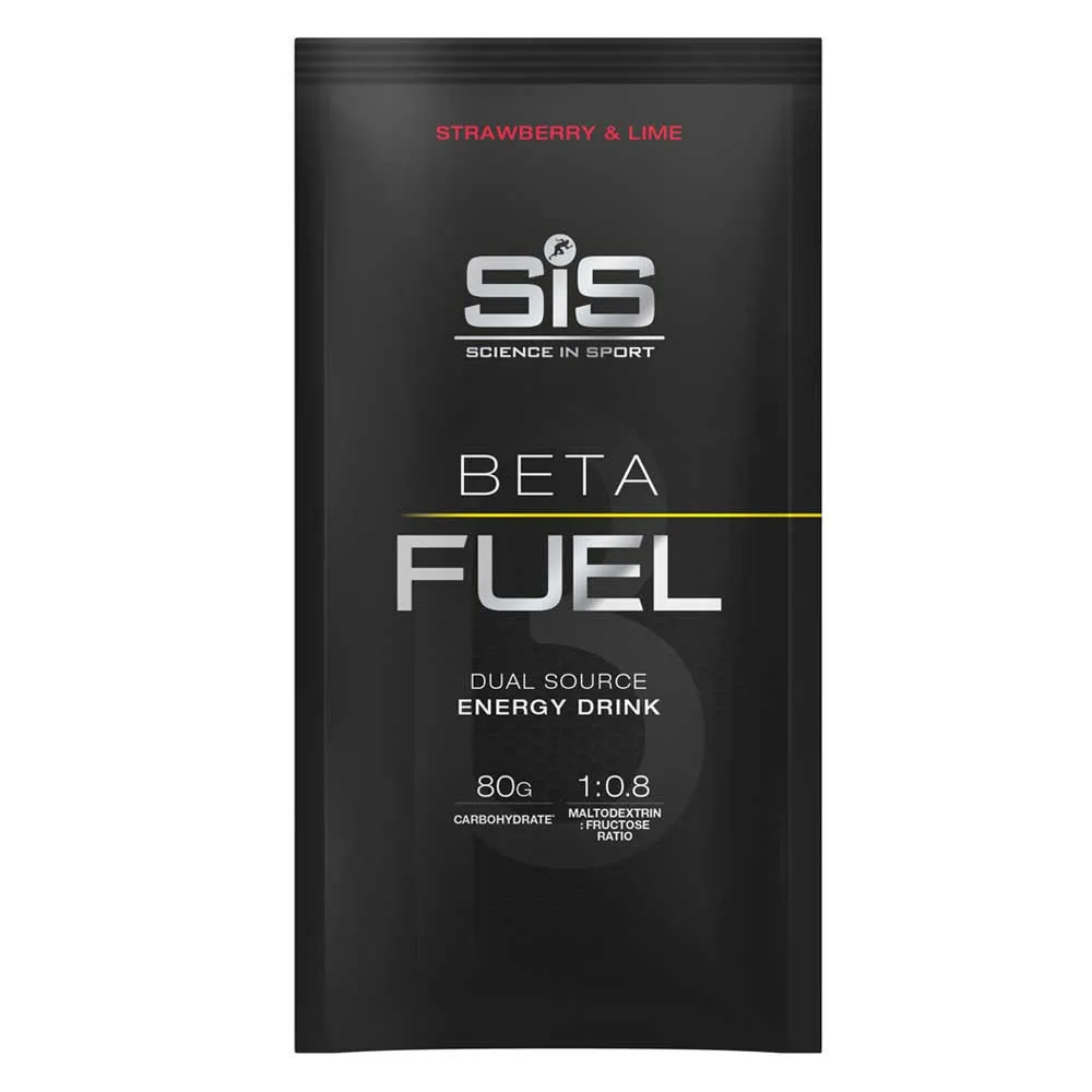 SIS Beta Fuel 80 82g e Bebida Energética Lima Morango