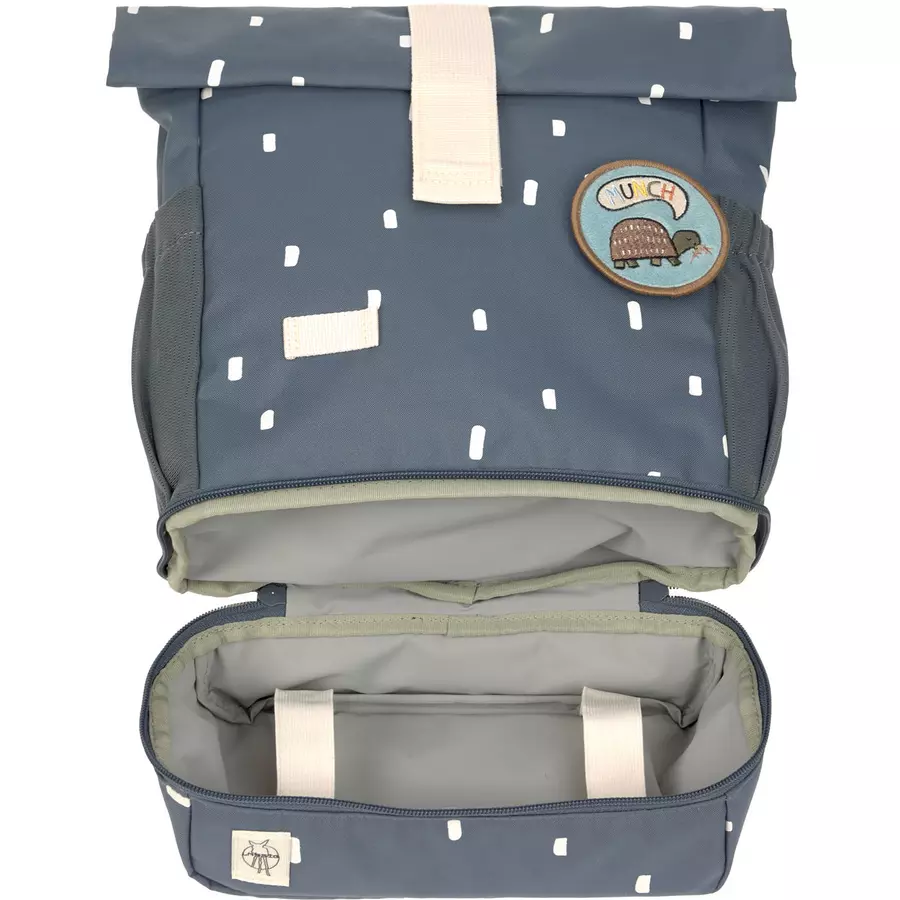 LÄSSIG Mini Rolltop Backpack Happy Prints midnight blue