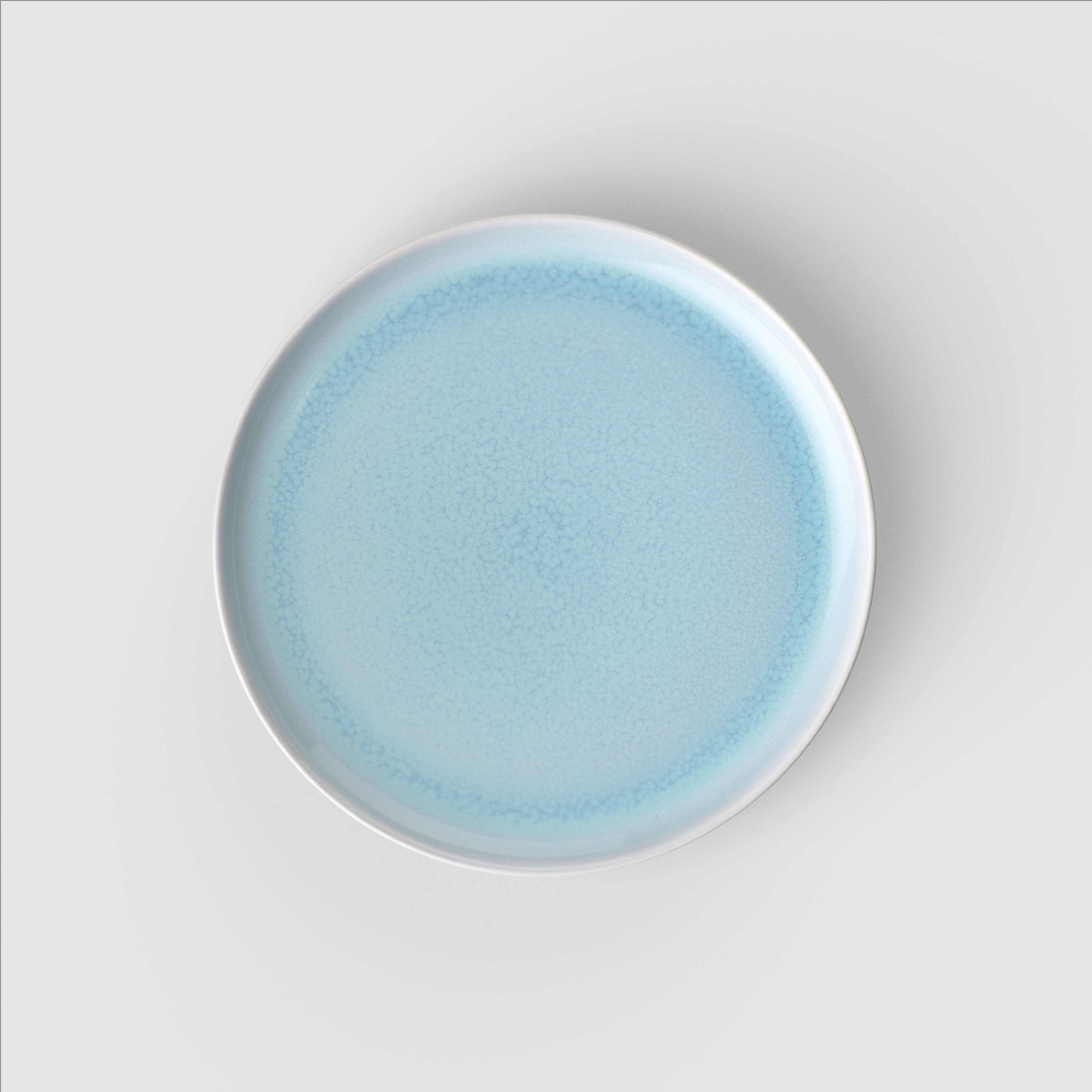 Crafted Appetizer and dessert plate Blue, 8.3'', Premium Porcelain
