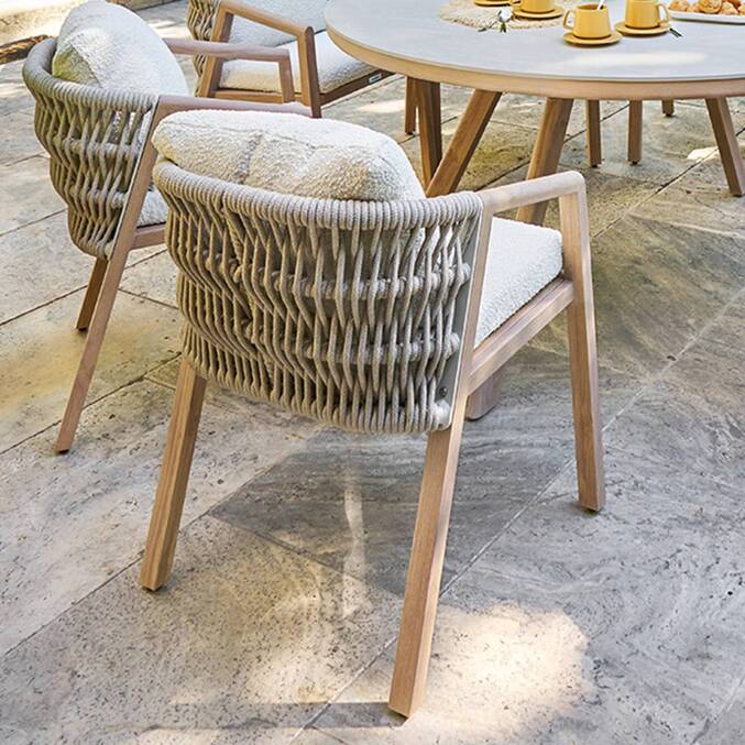 Fauteuil de jardin MYLORE Beige / Honey