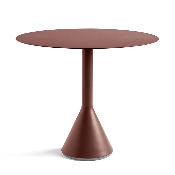 HAY - Palissade Cone Tisch Ø 90 x H 74 cm, iron red