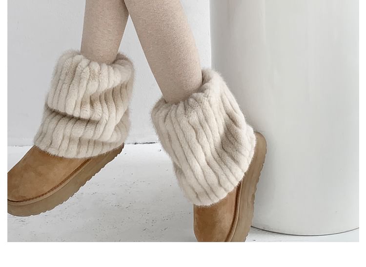 Shira - Harige korte beenwarmers / lange beenwarmers