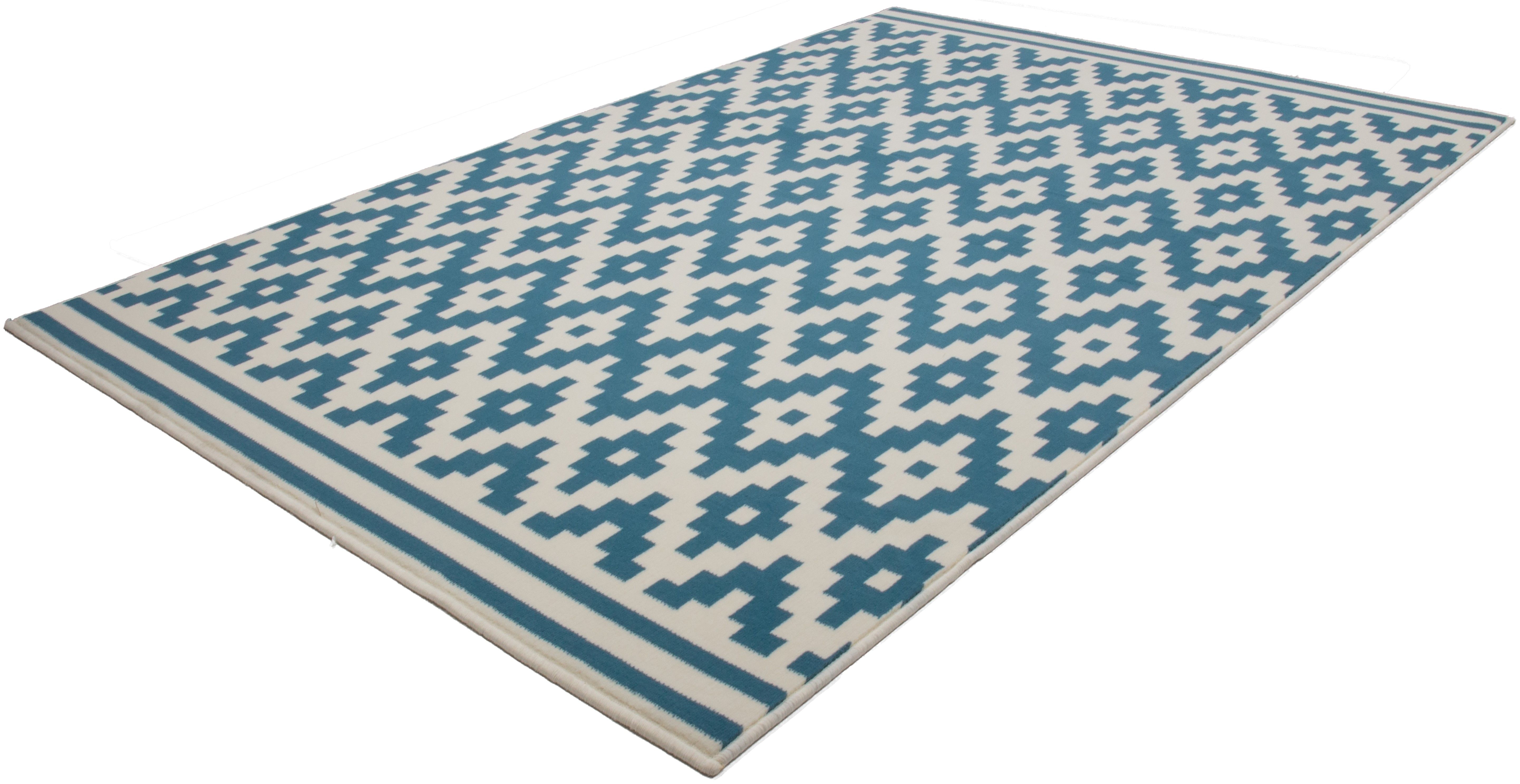 Vloerkleed 300 Wit Turquoise Now!