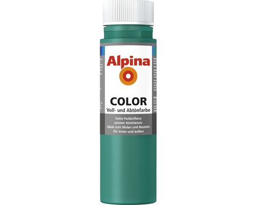 Alpina Vol- en Kleurverf Diepgroen 250 ml