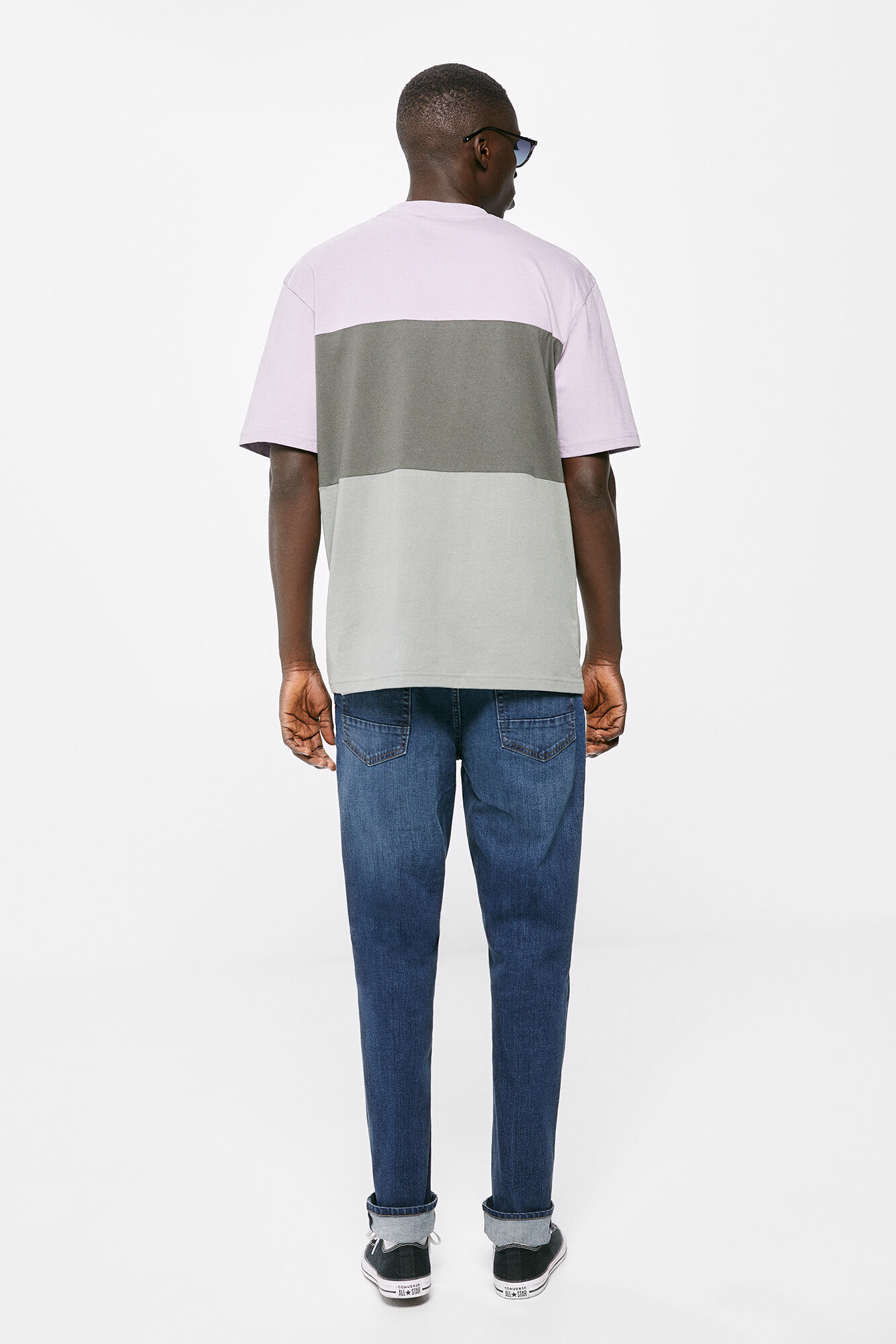 Calça jeans slim fit, lavagem azul-escura clara - azul-escuro