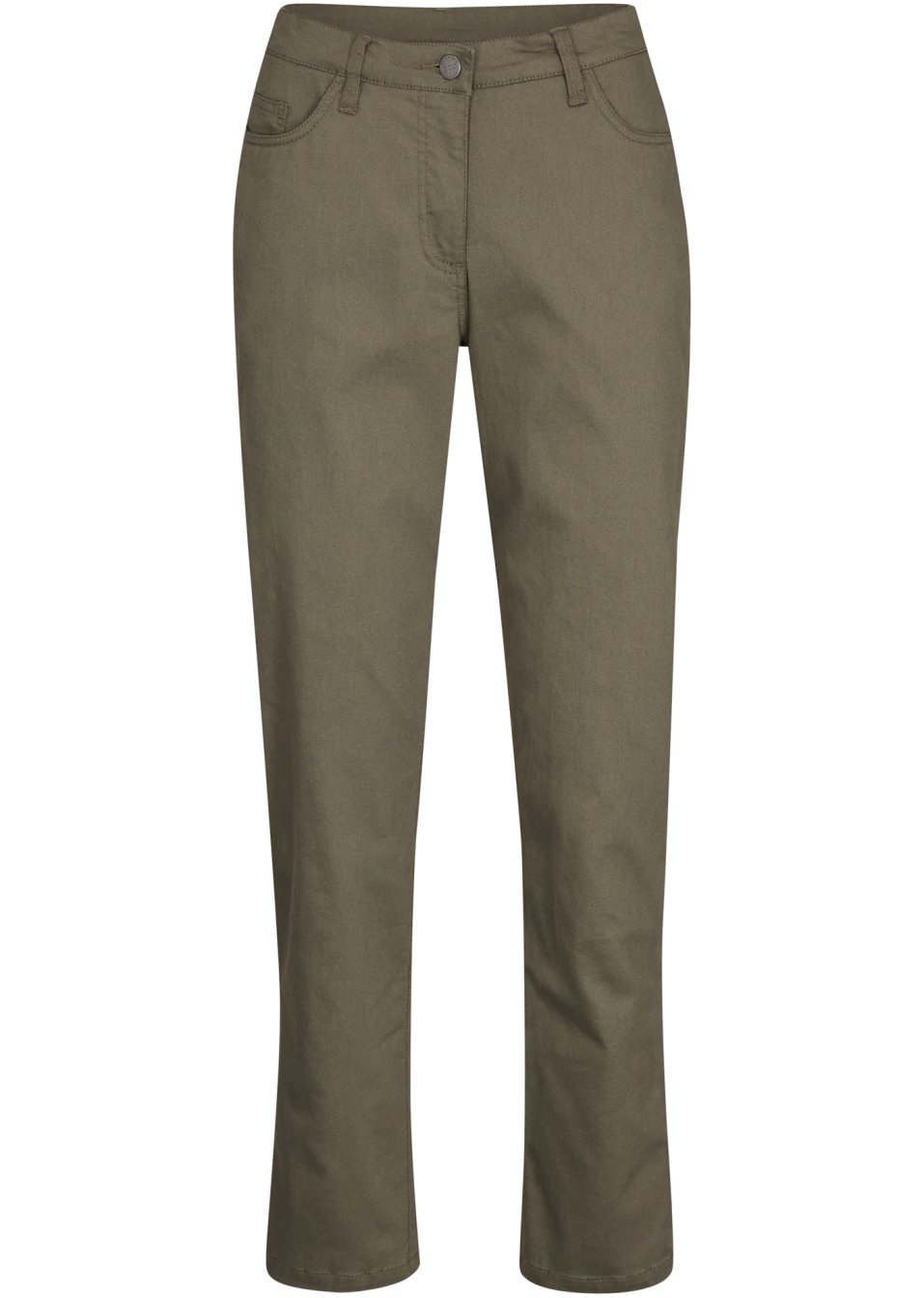 Pantalon super stretch, taille confortable, longueur cheville