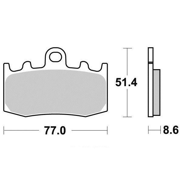 Sifam - Plaquettes de frein S9000N