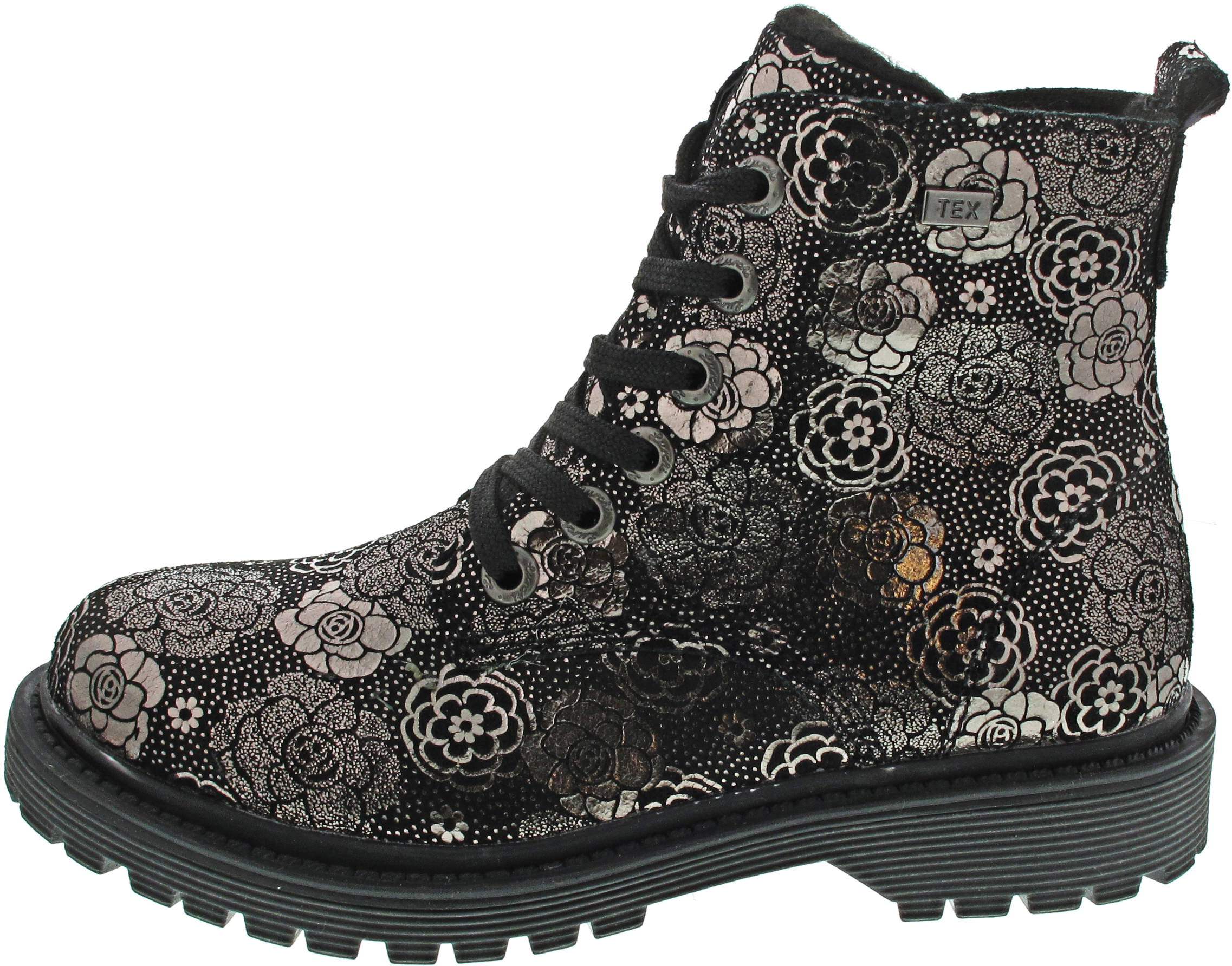 Lurchi XENIA-TEX Schnürstiefel schwarz